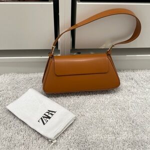 Zara like new small brown bag